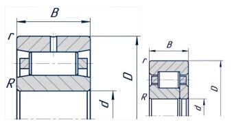 单列圆柱滚子轴承