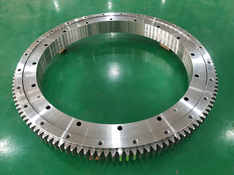 Slewing bearing rings teeth RKS.061.25.1204 size 1338x1119x68mm