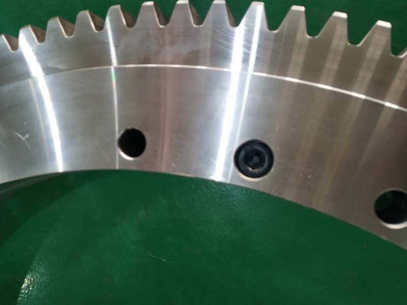 Slewing bearing rings teeth RKS.061.25.1204 size 1338x1119x68mm