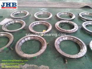 China Four point contact ball slewing bearing RKS.21 0941 1046x	834x56mm with flange ring supplier