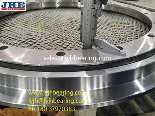 China Turntable  Ring Bearing RKS.23 0641 Size 748X534X56mm No Teeth With Two Flange supplier